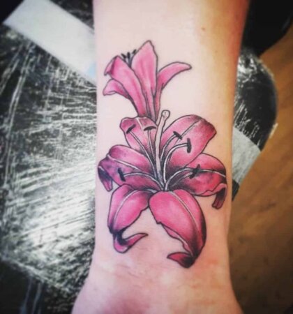 50 Pretty Lily Flower Tattoo Ideas and Their Meaning