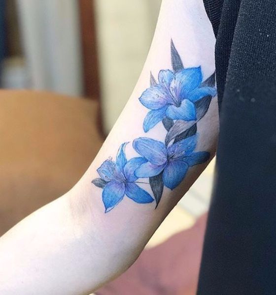 80 Lily Flower Tattoo Designs  Meaning  Tenderness  Luck 2019