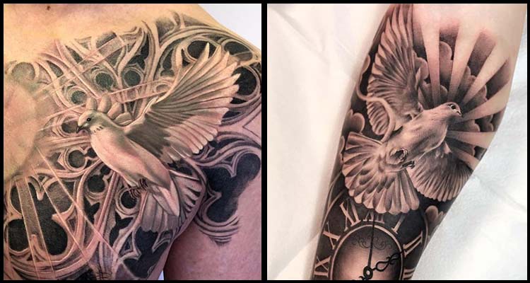 51 Most Popular Dove Tattoo Designs  2023  Fabbon