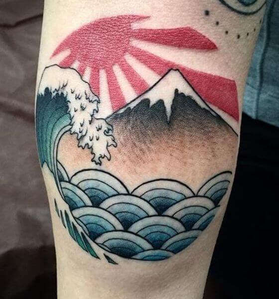 Japan Imperial Rising Sun Flag Edo to WW2 Temporary Tattoos  Zazzle