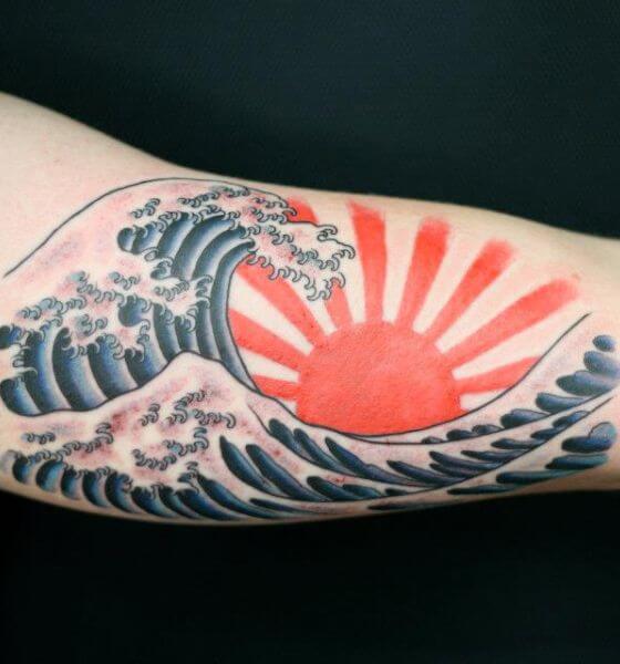 Japanese Red Dragon Tattoochinese Dragon Sakura Stock Vector Royalty Free  1078173140  Shutterstock