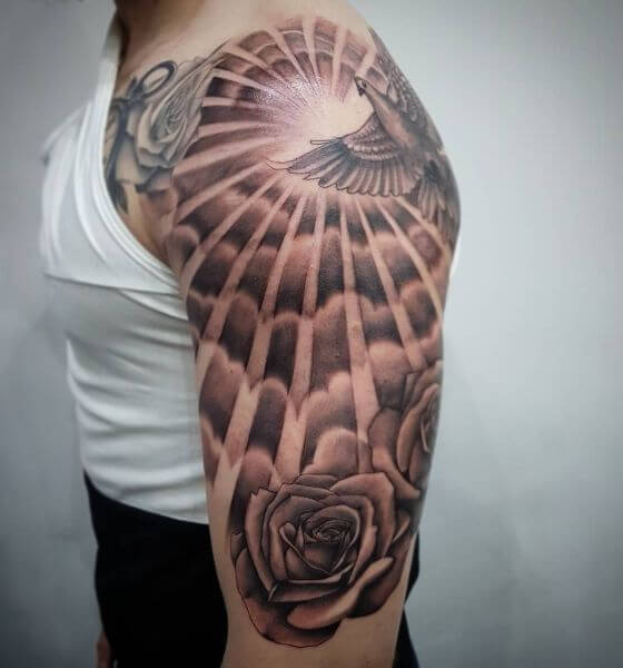 Matt Roe Tattoo  tattoo eagle mountains healed map  Facebook