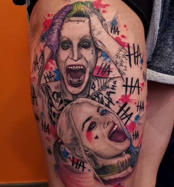 Harley Quinn  Joker on Girls Hip