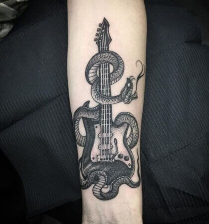 Top 30 Guitar Tattoo Ideas for Music Lover [Latest Designs]