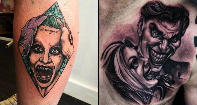 Shoulder Arm Joker Tattoo by Endorfine Studio