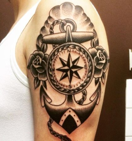 50 Stunning Compass Tattoo Design Ideas [Best of 2024]