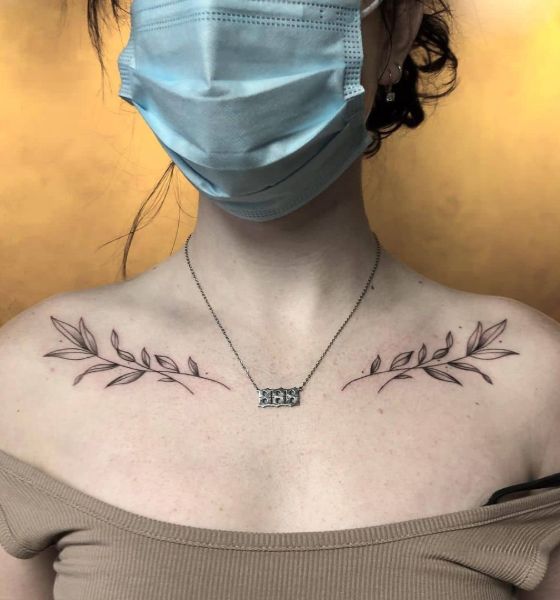 16 Perfectly Symmetrical Tattoo Designs You Must See  Symmetrical tattoo  Tattoos Collar bone tattoo