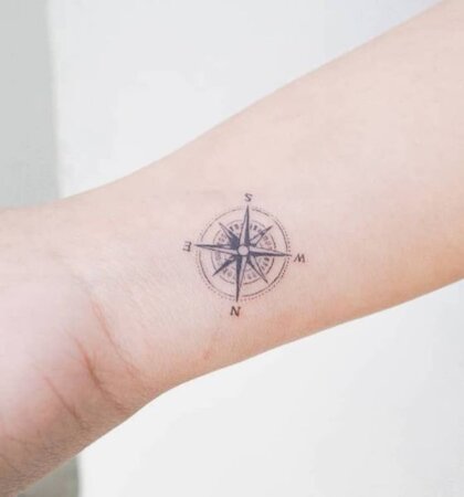 50 Stunning Compass Tattoo Design Ideas [Best of 2024]