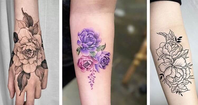20 Perfect Peony Tattoos for a Pop of Floral Ink  CafeMomcom