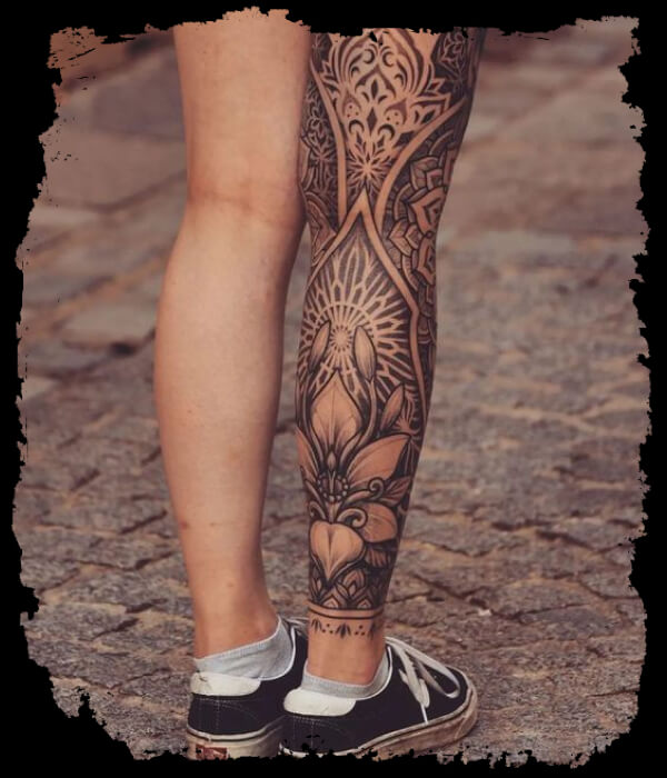 Mens Leg Tattoos  Photos of Works By Pro Tattoo Artists  Mens Leg  Tattoos