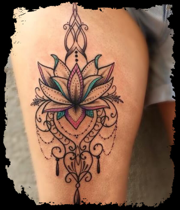 10 Pretty Thigh Tattoo Designs For Women You Should Consider Getting