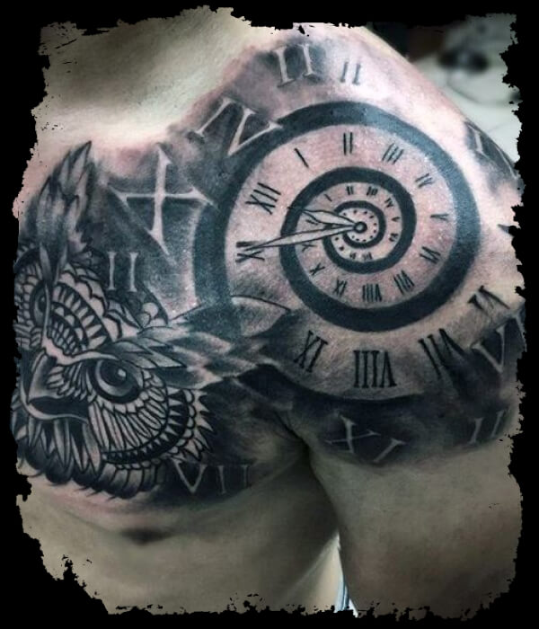 Clock-Shoulder-Tattoo