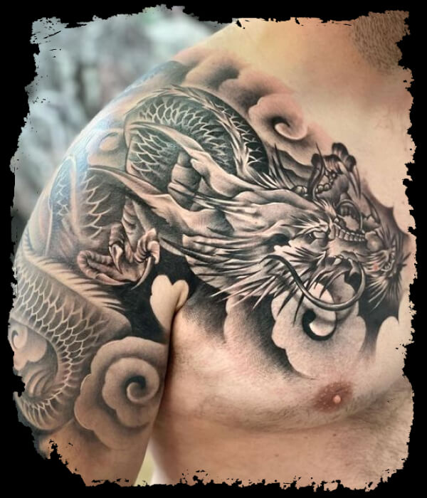 Dragon-Shoulder-Tattoo