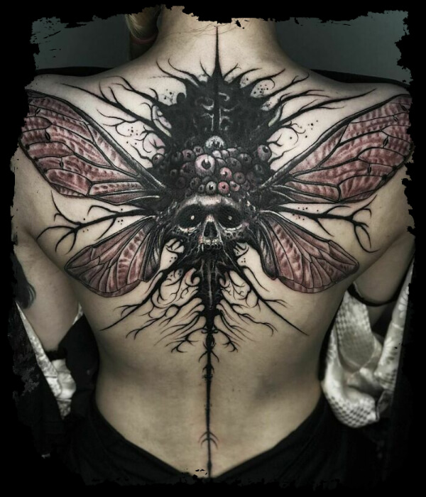 Gothic-Elements-Back-Tattoo