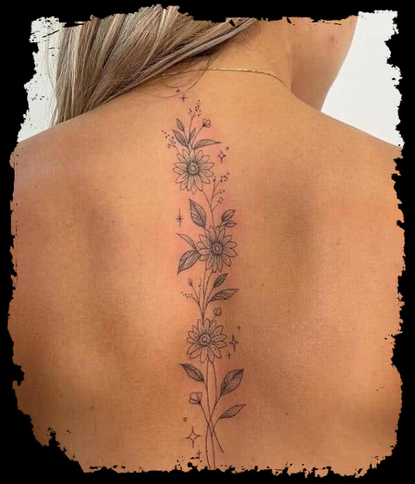 Sprawling-Floral-Back-Tattoo