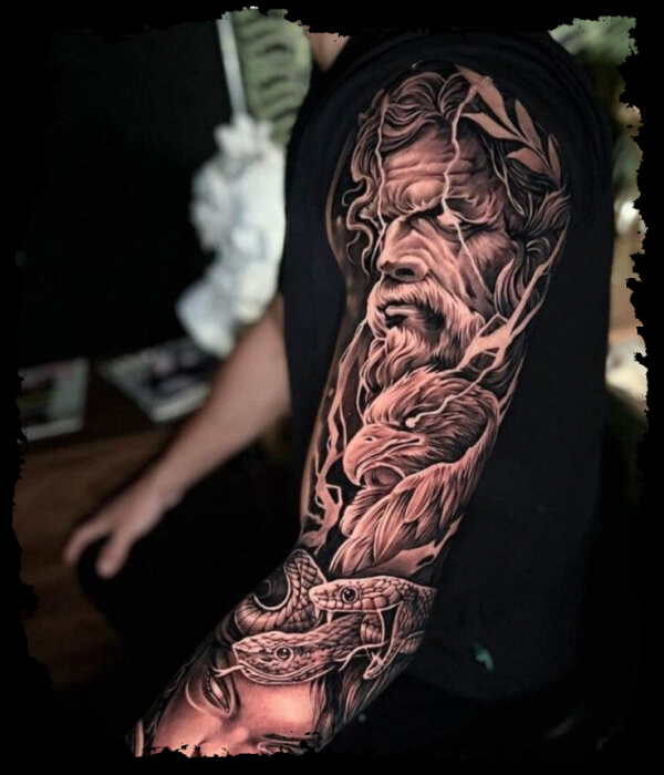 Warrior-Shoulder-Tattoo
