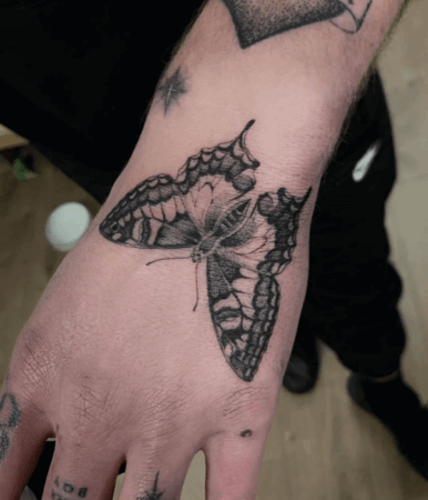 Amazing Butterfly Hand Tattoos For Men And Women