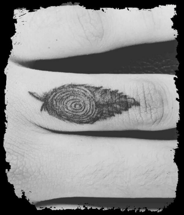 Feather-fingerprint-tattoo