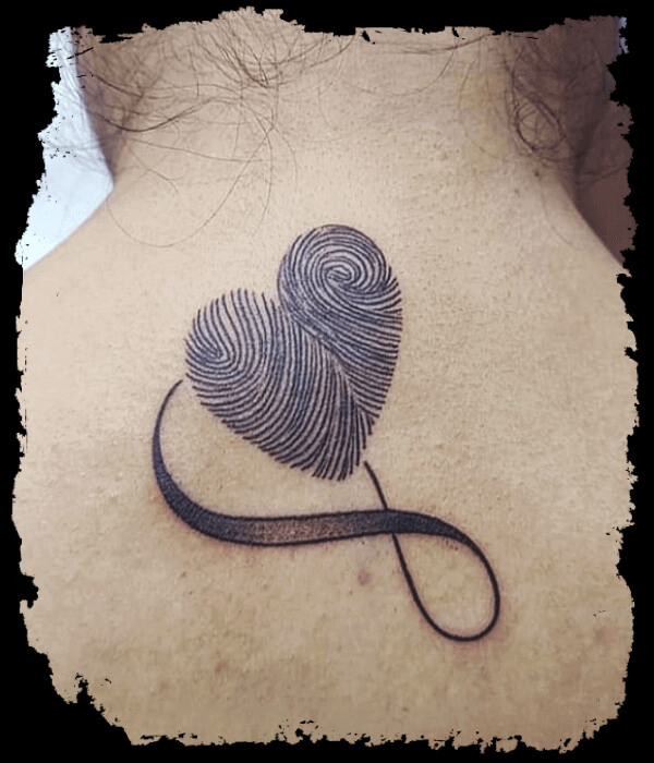 Fingerprint-infinity-tattoo