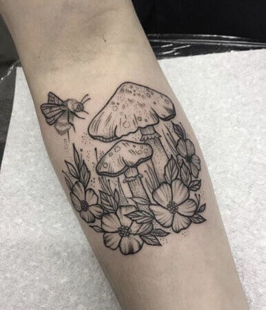 Top15 Amazing Mushroom Tattoo Ideas You Need To See!