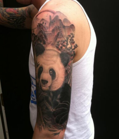 50+ Amazingly Cute Panda Tattoo Ideas You Are Going To Love