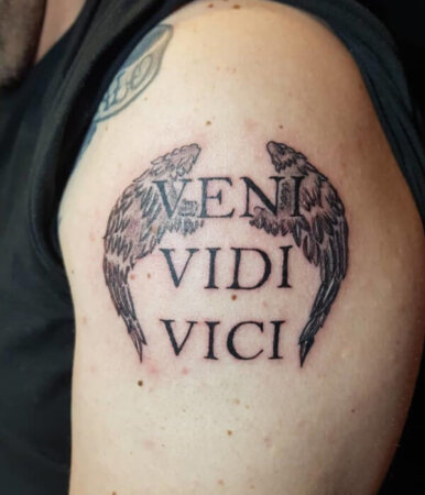 30 Veni Vidi Vici Tattoo Ideas and Designs with Meaning