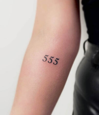 30+ Spiritual Angel Number Tattoo Ideas with Meaning