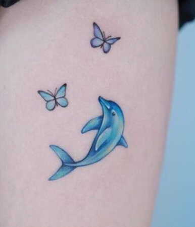 30+ Amazing Dolphin Tattoo Ideas And Designs with Meaning