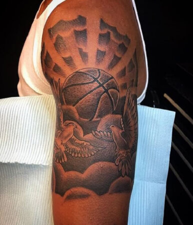 50+ Amazing Basketball Tattoo Ideas and Designs with Meaning