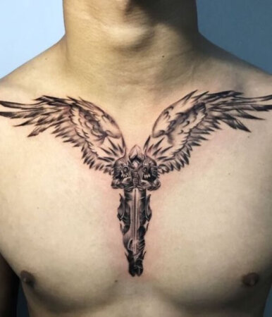 Top 50 Statement Collarbone Tattoos for Men