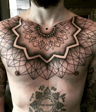 Top 50 Statement Collarbone Tattoos for Men