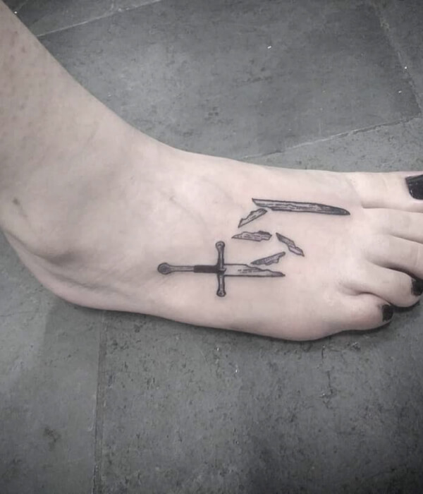 tiny swords tattoo
