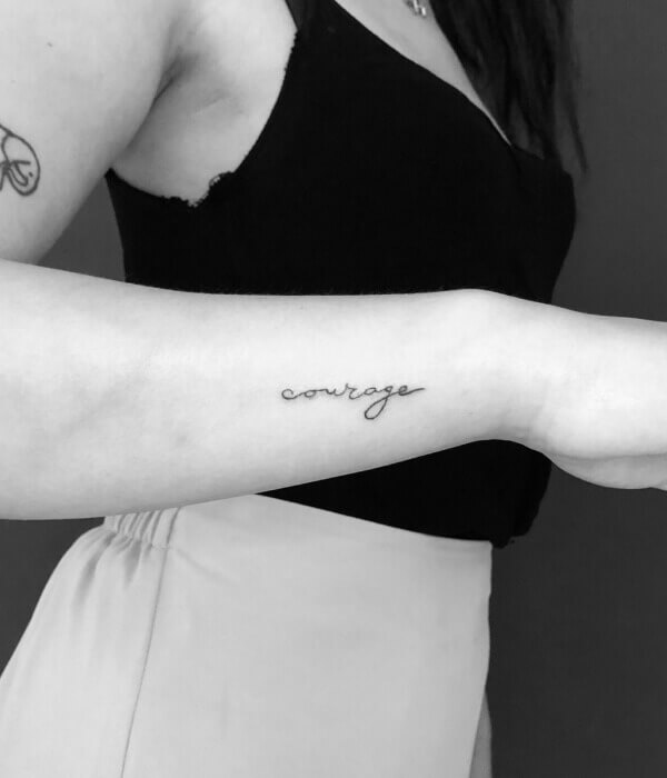 One Word Tattoo Ideas with Their Meaning - Trending Tattoo