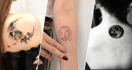 20 Dreamy Moon Tattoo Designs For Women in 2024