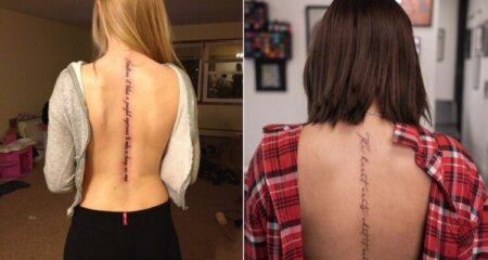 30 Gorgeous Spine Quote Tattoos for Women in 2024