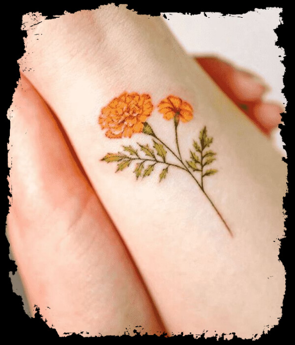 Marigold-Flower-Tattoo