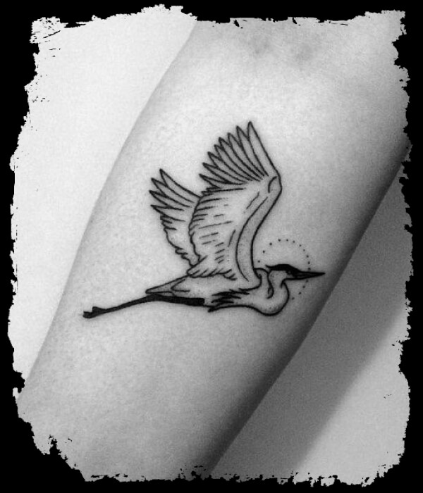 Black-and-Gray-Heron-Tattoo-on-hand
