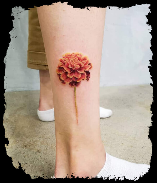 Marigold-Flower-Tattoo-Ideas