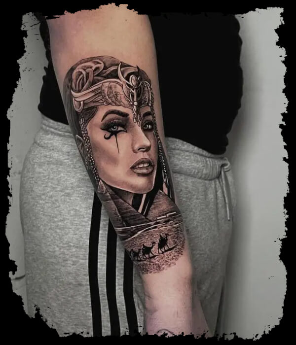 Cleopatra-Tattoo-Design