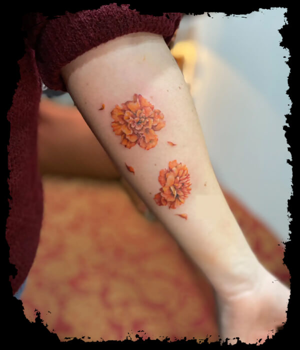 Marigold-Flower-Tattoo-Ideas