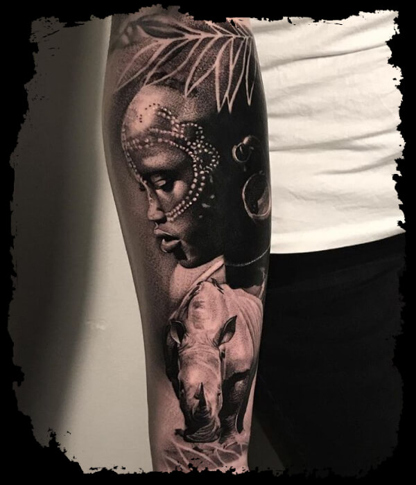 African-Tattoo-Sleeve