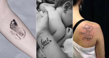 Cute and Sweet Kids Name Tattoo Ideas
