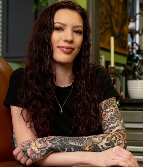 Maia Brouillette Electric Panther Tattoo