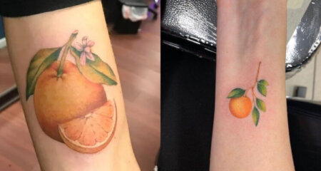 Beautiful Orange Tattoo Designs & Ideas