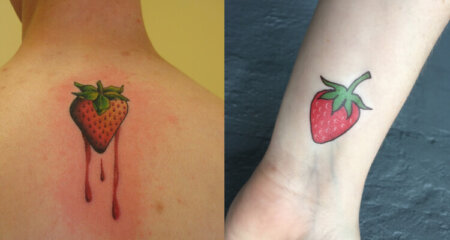 30 Best Strawberry Tattoo Designs And Ideas