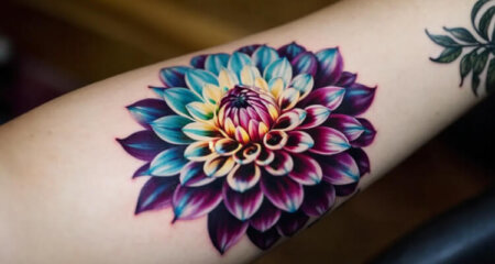 Elegant Dahlia Tattoo Designs And Ideas For Your Next Ink