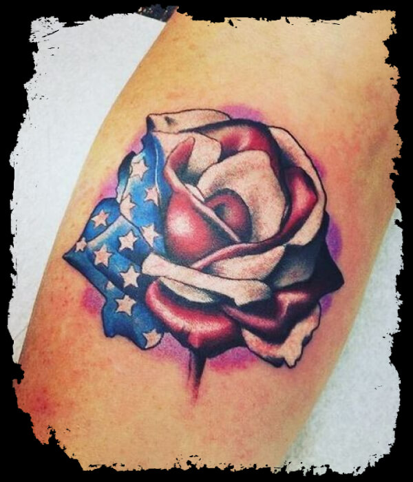 Patriotic-Floral-Tattoo