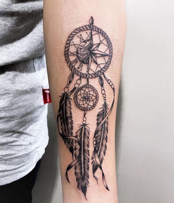 Crochet-Dreamcatcher-Tattoo