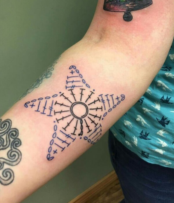 Crochet-Star-Tattoo