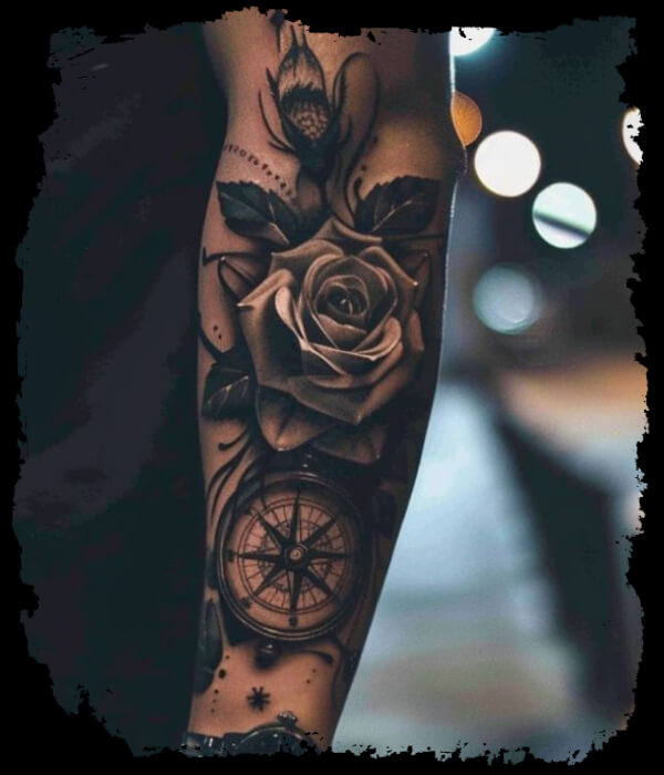 Dark-Flower-Tattoo-Designs